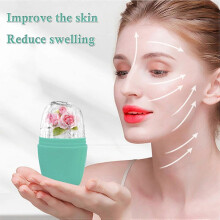 LINJOU Ice Face Roller, Ice Roller for Face and Eyes, Brighten & Tighten Skin, Icing The Skin(green)