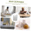 Flacone dispenser per shampoo e sapone ricaricabile da 2 litri in plastica resistente con pompa. 3