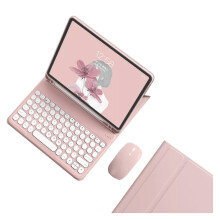 Custodia con tastiera per Fire HD 10/10+ 2023/2021 (13/11) Tastiera Candy rimovibile e mouse Bluetooth