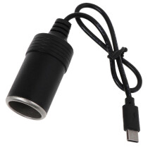 USB-C-auf-Zigarettenanzünder-Kabelkonverter 12V 3A 36W PD-Ladegerät