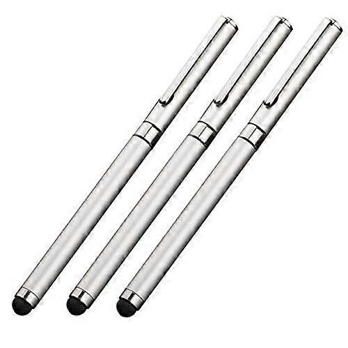 Precision Capacitive Stylus Pen for Sony Xperia 1 III 6 Pack Silver