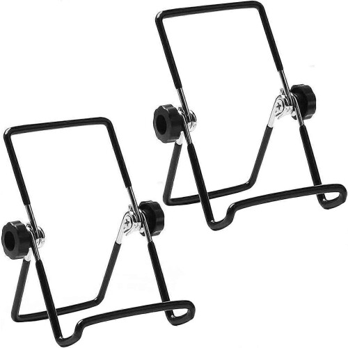 Adjustable Tablet Stand 2 Pack Non-Slip Foldable for 9-12.9" iPad Samsung Kindle Fire
