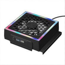 LED-kjølevifte 3 gir justerbar 5V 2.4A 7 lysmoduser for Xbox Series S-spilling