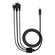 Kabel 3 w 1 do tabletów graficznych Huion Kamvas 22 i 22 Plus Pen Display