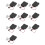 10X 12V 2A 150KG/330Lb Fail Safe Electromagnetic Door Lock for Access Control Cabinet 1