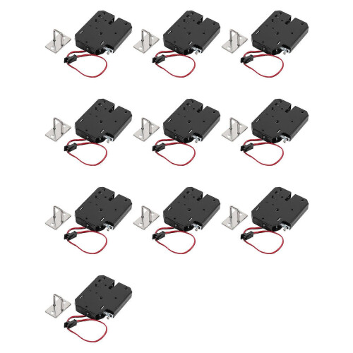 10X 12V 2A 150KG/330Lb Fail Safe Electromagnetic Door Lock for Access Control Cabinet