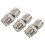3x TNC-Stecker auf PL259 UHF-Buchse Adapterstecker Silber 1