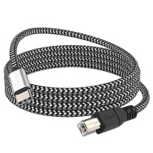 Kabel USB C do USB B 2.0 do drukarek HP Canon Samsung
