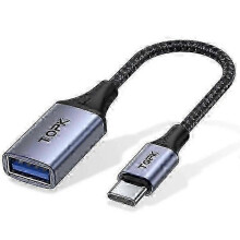 Hochwertiges USB-C-auf-USB-A-Adapterkabel (OTG) Typ-C-Stecker auf USB 3.0-Buchse