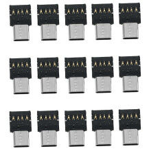 15 Mini-USB-C 2.0 OTG-Adapter für Smartphones, Tablets und USB-Sticks