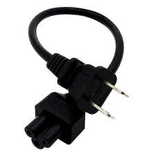 Adapter przewodu zasilającego US 1-15P do IEC320 C5 Japan Nema 2Pin