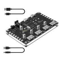 4-Port-LED-USB-2.0-Hub 3528 mit schneller Datenübertragung, mehrfarbigem USB-Splitter