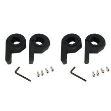 Universal 4Pcs Mount Bracket Fog Driving Light Spotlight Clamp Bracket 15-30mm for Car Motorcycle Crash Bar Guard