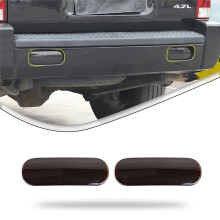 Voor Commander 2006-2010 Mistachterlicht Cover Achterlicht Lamp Cover Decoratie Trim Exterieur Accessoires Gerookt Zwart