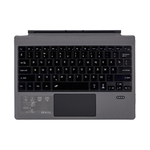 1089DC-RU Russian Backlit Magnetic BT 3.0 Keyboard for Surface Pro 7/6/2017/4/3