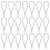 UKCOCO 100Pcs Cell Phone Lanyard Hanging Split Ring Strap Keychain Holder for DIY Charms 1