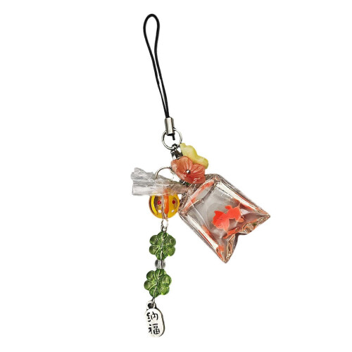 Fish Flower Smartphone Lanyard Strap Charm for Trendy Lovers