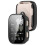 Caixa transparente para PC com película temperada para Amazfit BIP 6 Black 3