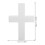 White Polystyrene Foam Cross for DIY Holy Communion Craft Decoration 2