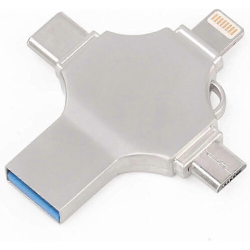2025 Multiport USB-stasjon Ledig plass Databeskyttelse iPhone Android iPad Mac PC Galaxy