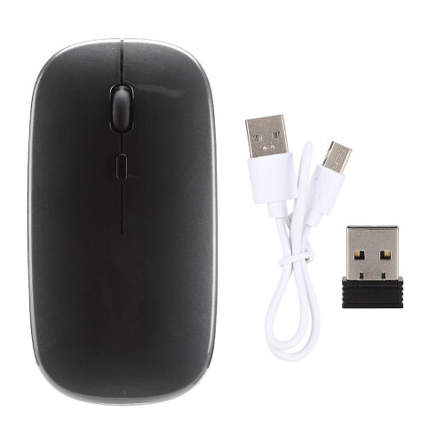 Bluetooth 2.4G Dual Mode Wireless Mouse for Win98/Me/2000/XP/Vista/Win7/Win8 Gray