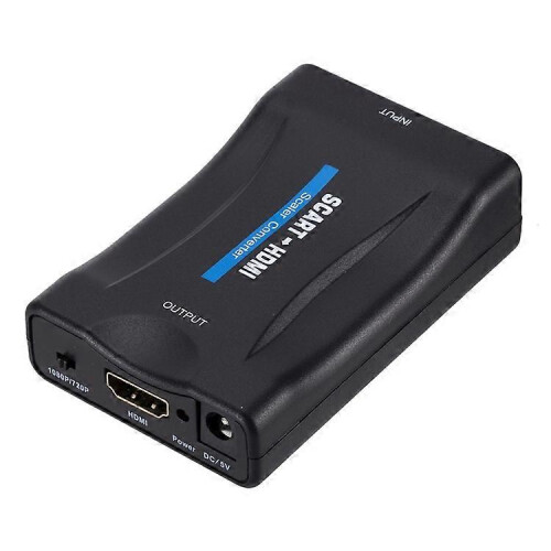 SCART til HDMI 1080P videokonverteradapter