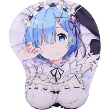 Oggetto: Tappetino per mouse Zero Rem 3D Anime con poggiapolsi, tappetino per mouse da gioco 2Way Skin (MK0017)