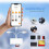 5-in-1 Memory Card Reader USB-C OTG Adapter SD TF XD MS for iPhone 3