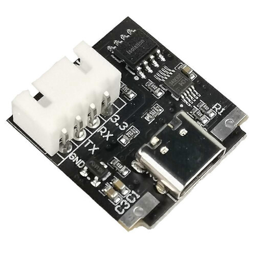 Izolowany programator USB-C do TTL UART przemysłowy 3,3 V z akcesoriami 1