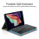 Lenovo Tab P11 Gen 2 Magnetic Bluetooth Keyboard Case Anti-fall Stand Backlit 3