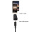 Mini USB hunn til type C hann-adapter Ladedataoverføring 2