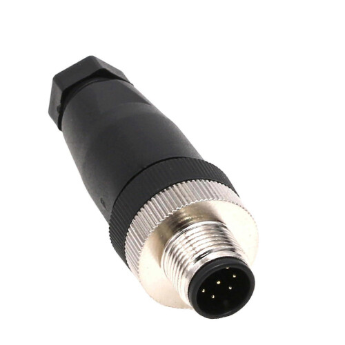 M12 8 Pin IP67 Waterproof A Code Connector Industrial Circular Aviation Plug Sensor