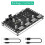 4 Port LED USB 2.0 Hub 3528 LED Fast Data Transfer Adapters Multicolor USB Splitter 4