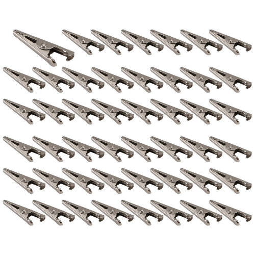 100 Stück 27 mm Mini-Metall-Krokodilklemmen 1