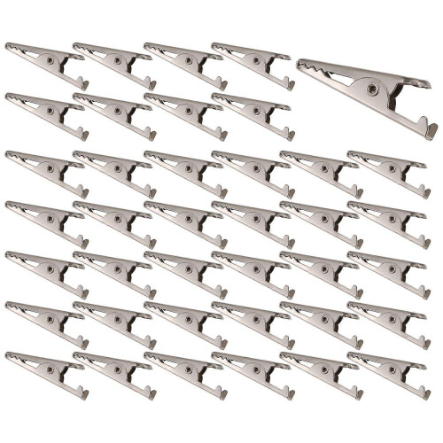 100 Stück 27 mm Mini-Metall-Krokodilklemmen 2