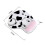 Cow Pattern Non-slip Memory Foam Comfort Wrist Support Mouse Pad Mouse-9 Chumian 2