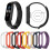 Strap Compatible for Xiaomi Mi Band 6 Soft TPU Wristband Replacement Band 2