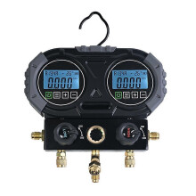 Digitales Kältemittel-Manometer für HLK-Anlagen, 1-Sekunden-Sensoraktualisierung, Druckprüfer 0–6000 kPa