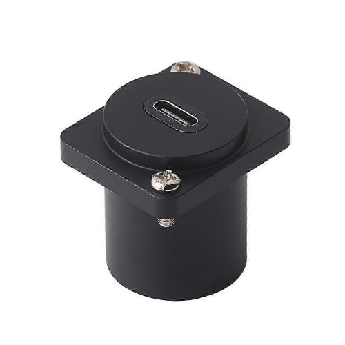 USB Type C hunn-til-hunn panelmontert forlengelsesadapter rund USBC FF 1