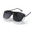 Aufsteck-Sonnenbrille - Schwarzer Rahmen mit Schwarz-Grauen Gläsern 2