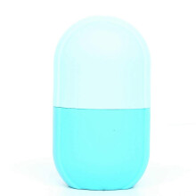 (Blue) unique Skin Care Beauty Tool Facial Silicone Ice Cube Face Ice Roller Massager UK
