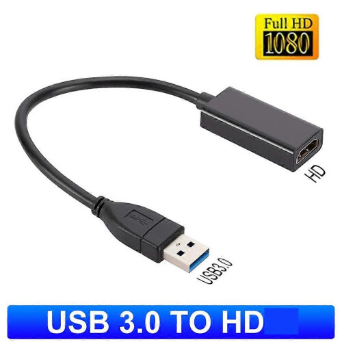 1080p HD USB 3.0 zu HDMI Multi-Display-Videoadapter für PC, Laptop und Pro 1