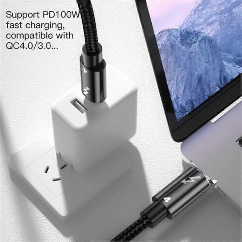 Câble Thunderbolt 4 USB 4 Type-C de 1 m, 40 Gbit/s, 8K à 60 Hz, charge rapide PD 100 W pour MacBook Pro 2