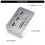 Ergonomic USB3.0 Card Reader Hub Expander for TFSD Cards and Computer Connectivity 3