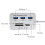 Ergonomic USB3.0 Card Reader Hub Expander for TFSD Cards and Computer Connectivity 4