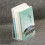 Bookends Acrylic Book Organizer for Organization 2Pcs Transparent Desk Storage Rack 2