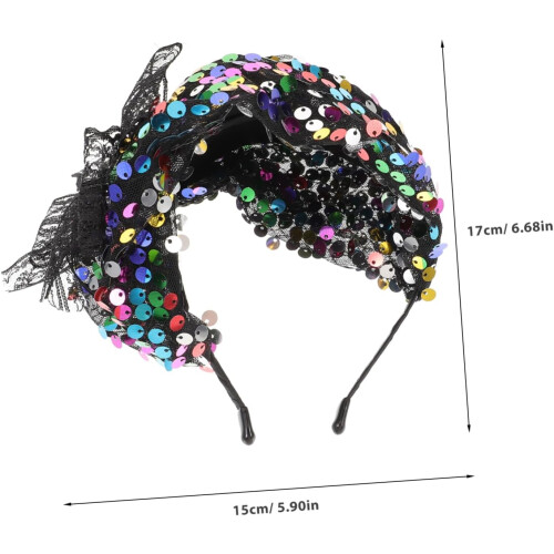 Accessori per capelli vintage, cappellino fascinator per donna 1