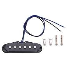 Captador Empilhado MIDDLE para Redução de Ruído de Guitarra ST Alnico 5 Peças de Superior Escalonadas Tom Vintage Silencioso Bobina Dividida
