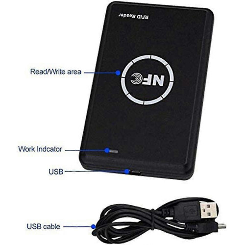 13.56MHz RFID NFC Copier Reader Programmer USB T5577 EM4305 1