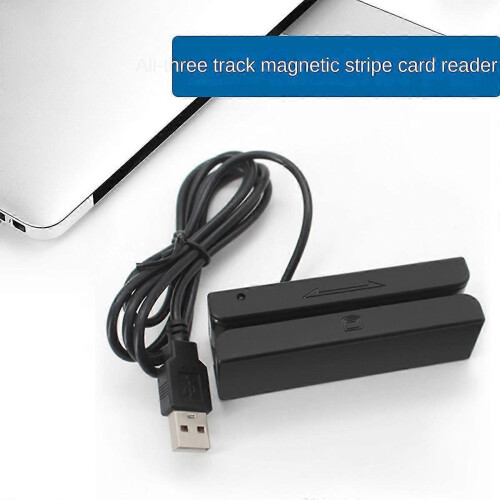 MSR90 USB Magstripe Card Reader 3 Tracks Mini Swiper for PC 1